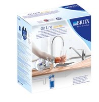 BRITA On Line Active Plus - Filtro per acqua sotto il lavandino - Argento