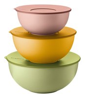 Guzzini EVERYWHERE BIO - Set 3 Schüsseln mit Deckel Assorted c.