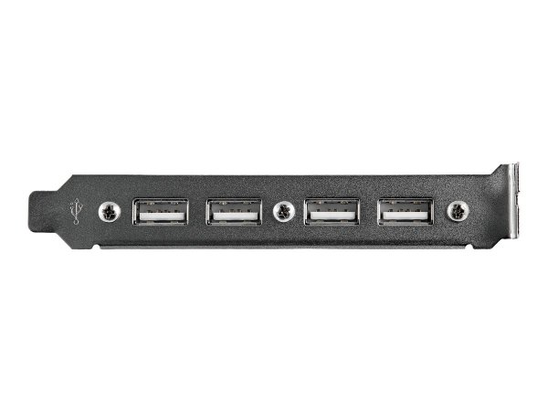 StarTech.com Adattatore piastra slot USB A femmina 4 porte - 0,286 m - CE - UL - REACH - RoHS - -5 -