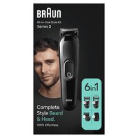 Braun Series 3 MGK3410 Kit Per Lo Styling - Nero - 1 mm - 2,1 cm - Universale - Batteria - 50 min