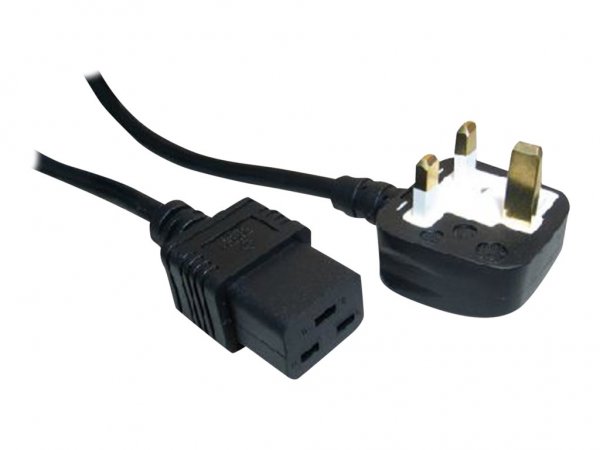 Pro Gamersware 00810 - Kolink Premium Netzkabel UK Stecker 1.8 m C19 gerade
