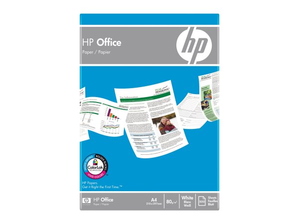 HP Confezione da 500 fogli carta da ufficio A4/210 x 297 mm - A4 (210x297 mm) - Opaco - 500 fogli -