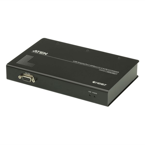 ATEN USB DisplayPort HDBaseT 2.0 KVM Extender without - Kvm switch - RS-232