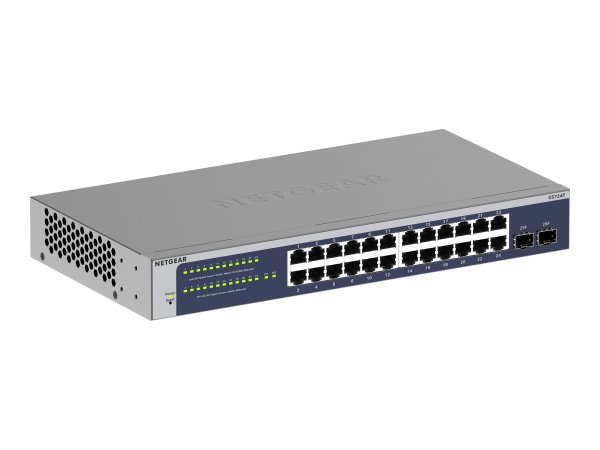 Netgear GS724T-600EUS - GS724T Smart Switch - Interruttore - Filo di rame