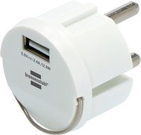 Brennenstuhl 1508110 - USB - Bianco - IP44 - 2,4 A - 5 V - 2,4 A