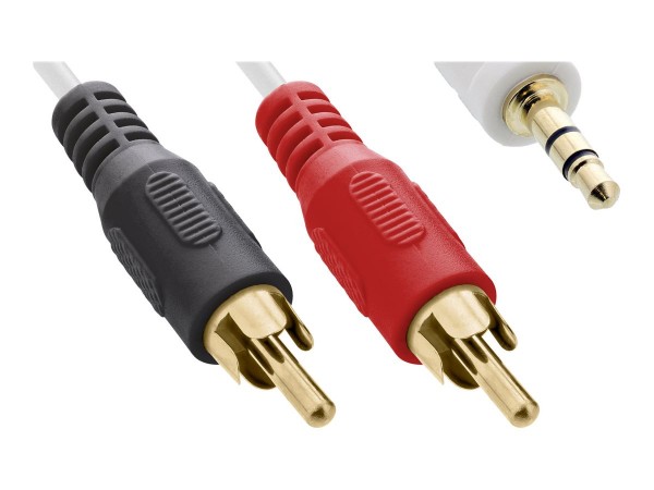 InLine Cavo Audio Jack 3,5mm maschio a 2x RCA maschio - 5m