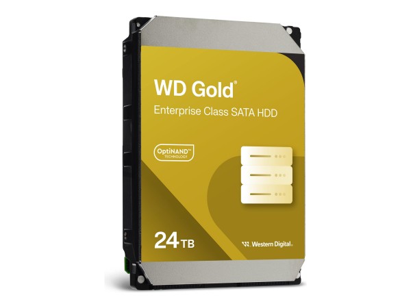 WD HDD WD Gold SATA di classe enterprise - 24 TB - 7200 Giri/min - 512 MB - 3.5" - Serial ATA III