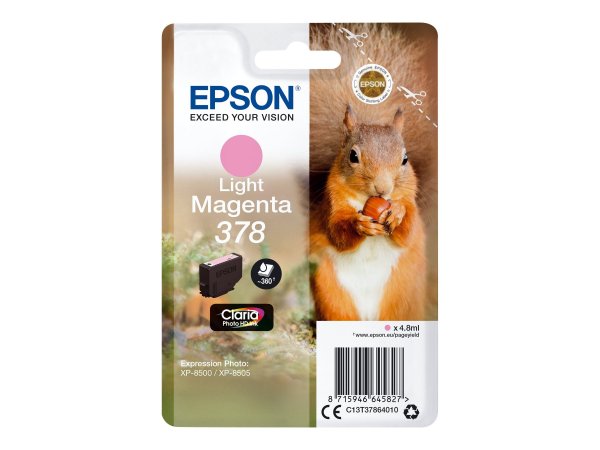 Epson 378 Squirrel Claria Photo HD Sgl Light M - Originale - Cartuccia di inchiostro