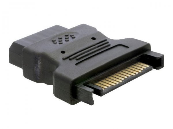 Delock Adapter Power - IDE drive > 4 Pin - SATA 15 p - IDE 4p - Nero