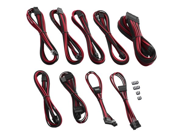 cablemod CM-PCSI-FKIT-NKKR-R - Nero - Rosso - 260 mm - 180 mm - 65 mm - 1,1 kg - Scatola
