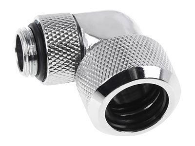 Alphacool 17394 - Guarnizione - Ottone - Cromo - 1/4" - 90° - 29 mm