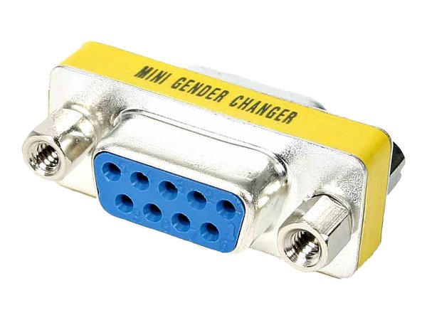 StarTech.com Slimline Gender Changer DB9F to DB9F - Femmina - Femmina - DB9 Female - DB9 Female - 9,