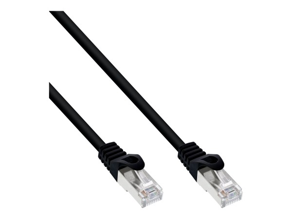 InLine Cavo patch Lan - SF/UTP - Cat.5e - nero - 10m
