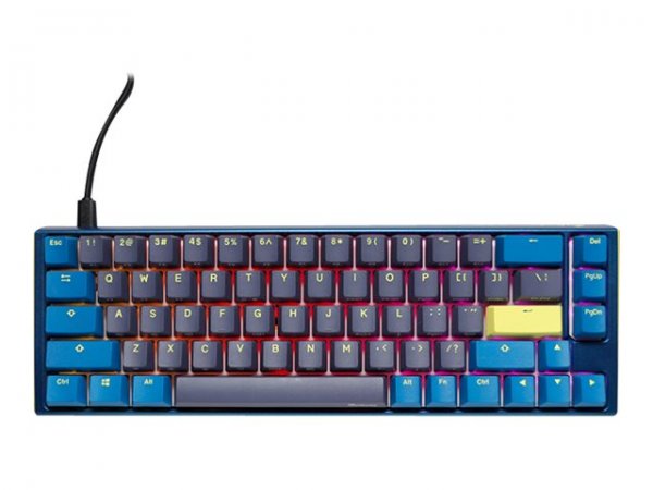 Ducky One 3 SF DayBreak - 65% - Cablato - USB - Interruttore a chiave meccanica - LED RGB - Nero - B