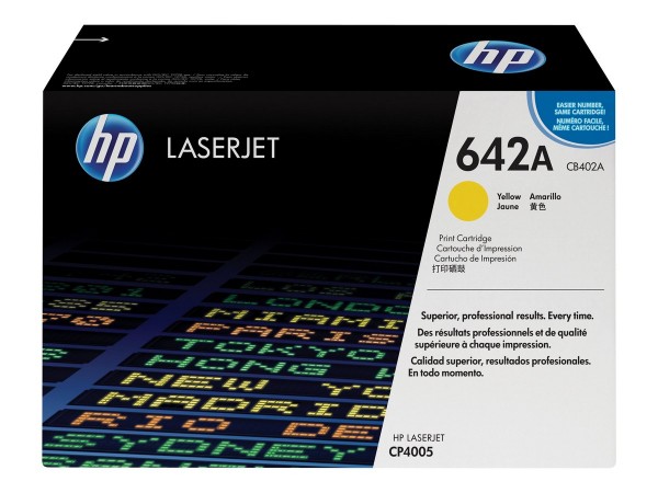 HP Toner CB402A 642A yellow - Originale - Unità toner