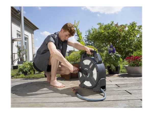 Gardena 18400-20 - 10 m - Sopra/sotto terra - Nero - Grigio - Arancione