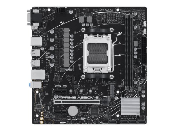 ASUS PRIME A620M-E-CSM - AMD - Socket AM5 - AMD Ryzen 7000 Series - Socket AM5 - DDR5-SDRAM - 96 GB