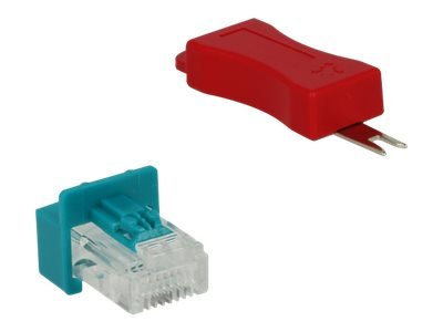Delock 86425 - Chiave bloccaporta - RJ-45 - Rosso - 6 pezzo(i) - Sacchetto di politene - 23 mm