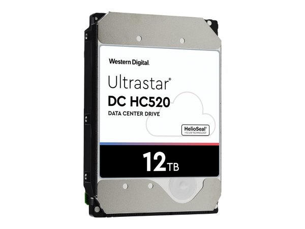 WD Ultrastar DC HC520 - 12 TB - 7200 Giri/min - 256 MB - 3.5" - SAS
