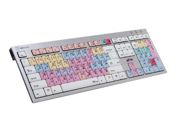 Logickeyboard LKB-PT-AJPU-FR - Full-size (100%) - Cablato - USB - AZERTY - Multicolore