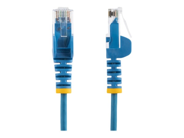 StarTech.com Cat6 Cable - Slim Patch Cord - Blue - Snagless RJ45 Connectors - Gigabit - Cavo - Rete