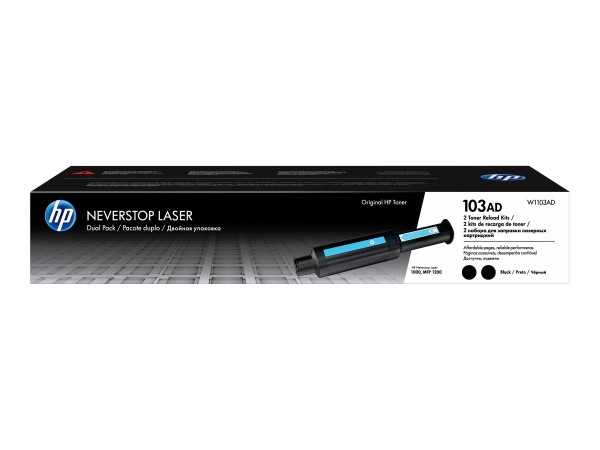 HP 103AD Neverstop Toner Reload Kit 2-Pack - Originale - Unità toner
