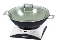 Steba IK 11 S - Nero - Acciaio inossidabile - Bianco - Rotondo - 240 °C - 1000 W - 250 mm - 250 mm