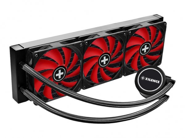Xilence Performance A+ XC978 - Raffreddatore di liquidi tutto in uno - 12 cm - Nero - Rosso