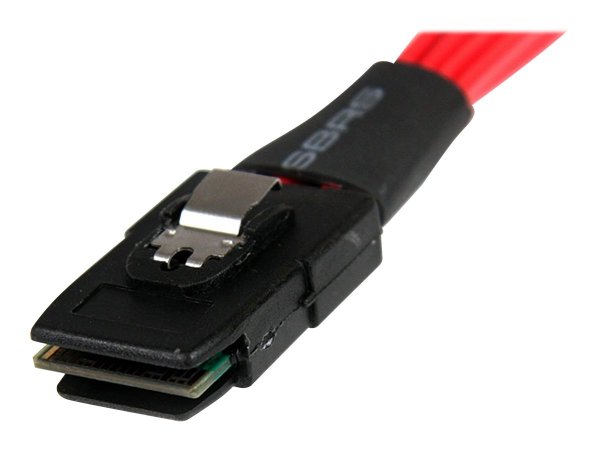 StarTech.com SAS Cable SFF-8087 to 4x Latching SATA - Cavo - Digitale/dati
