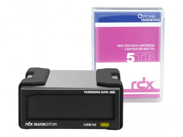 Overland-Tandberg RDX QuikStor External USB+ Cartride - Drive - 5000 GB
