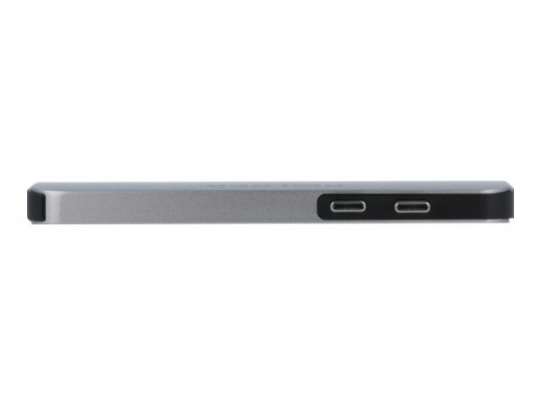 Delock Docking Station per MacBook Dual HDMI 4K / PD / Hub - Docking - 60 W - Grigio - 3840 x 2160 P