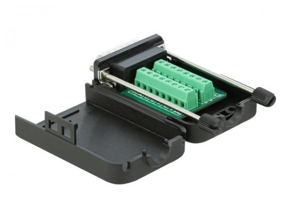 Delock D-Sub 15 St> Terminalblock mit Gehäuse - Adattatore - Digitale/display/video