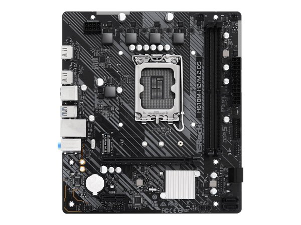 ASRock H610M-H2/M.2 D5 - Intel - LGA 1700 - DDR5-SDRAM - 96 GB - DIMM - Dual-channel
