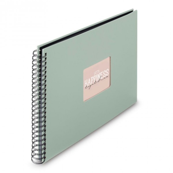 Hama Fine Art Spiral Salbei 36x32 50 schwarze Seiten 9871