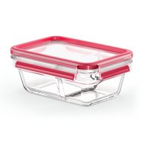 EMSA CLIP & CLOSE N10407 - Scatola - Rettangolare - 0,8 L - Trasparente - Vetro - 420 °C