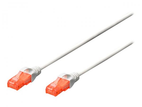 DIGITUS Cavo patch U/UTP CAT - LSZH - 10 m - Cat6 - U/UTP (UTP) - RJ-45 - RJ-45 - Bianco