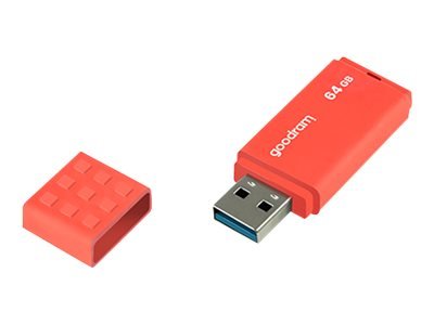 GoodRam UME3 - 64 GB - USB tipo A - 3.2 Gen 1 (3.1 Gen 1) - 60 MB/s - Cuffia - Arancione