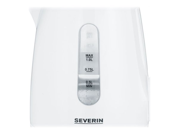 SEVERIN WK 3411 - 1 L - 2200 W - Bianco - Indicatore del livello dell'acqua - Arresto di sicurezza c