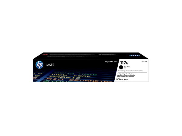 HP Cartuccia toner nero per stampante laser originale 117A - 1000 pagine - Nero - 1 pz