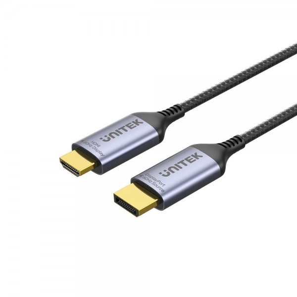 Unitek International Cable DisplayPort 14 to HDMI 21 8K - Cavo - Digitale/display/video