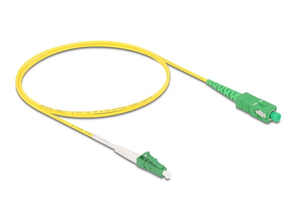 Delock Kabel Lichtwellenleiter LC-APC zu SC-APC Simplex Singlemode OS2 - Cavo - Rete