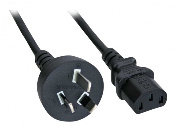 InLine Cavo alimentazione Internaz. - spina Australia presa C13 - 0,5m