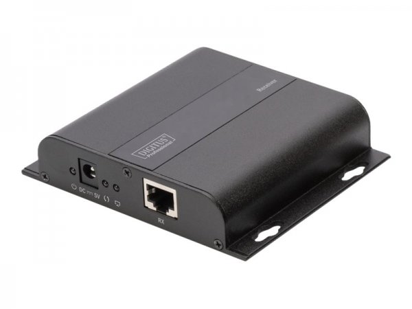 DIGITUS Set estensione 4K HDMI mediante CAT / IP (unità ricevitore) - 3840 x 2160 Pixel - Ricevitore