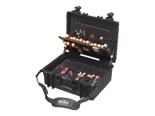 Wiha Competence XL - Nero - Metallico - Rosso - Giallo - 13 kg - 83 strumenti