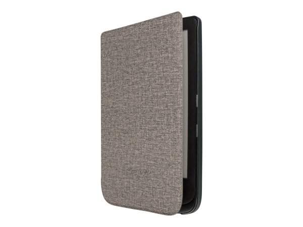 Pocketbook WPUC-627-S-GY - Custodia a libro - Marrone - Grigio - Pocketbook - 15,2 cm (6") - Ecopell
