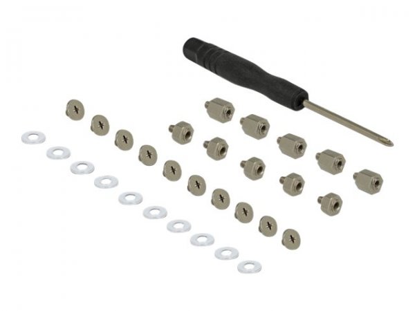 Delock 18288 - Nero - Acciaio inossidabile