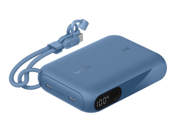 Belkin BoostCharge - Powerbank - mit Display - 10000 mAh - 20 Watt - PD - 2