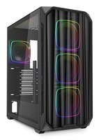 Sharkoon Gehäuse AK5M RGB ATX 1xMetall schwa - Midi/minitower - ATX