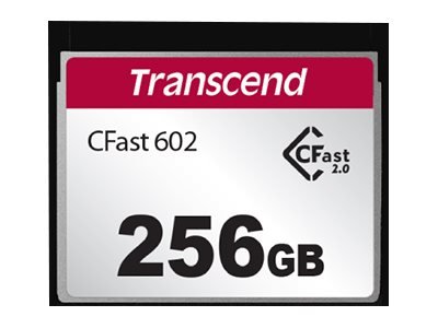 Transcend TS256GCFX602 - 256 GB - CFast 2.0 - MLC - 500 MB/s - 350 MB/s - Nero