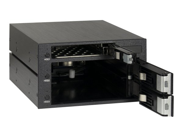 Inter-Tech ST-3525 - HDD - Serial ATA III - 3.5,5.25" - Alluminio - Plastica - Acciaio - 1,27 kg - 1